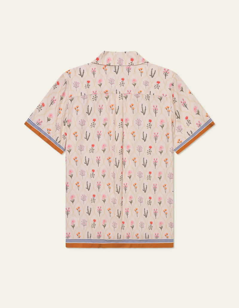 Lukas AOP Wild Flower SS Shirt - Ivory