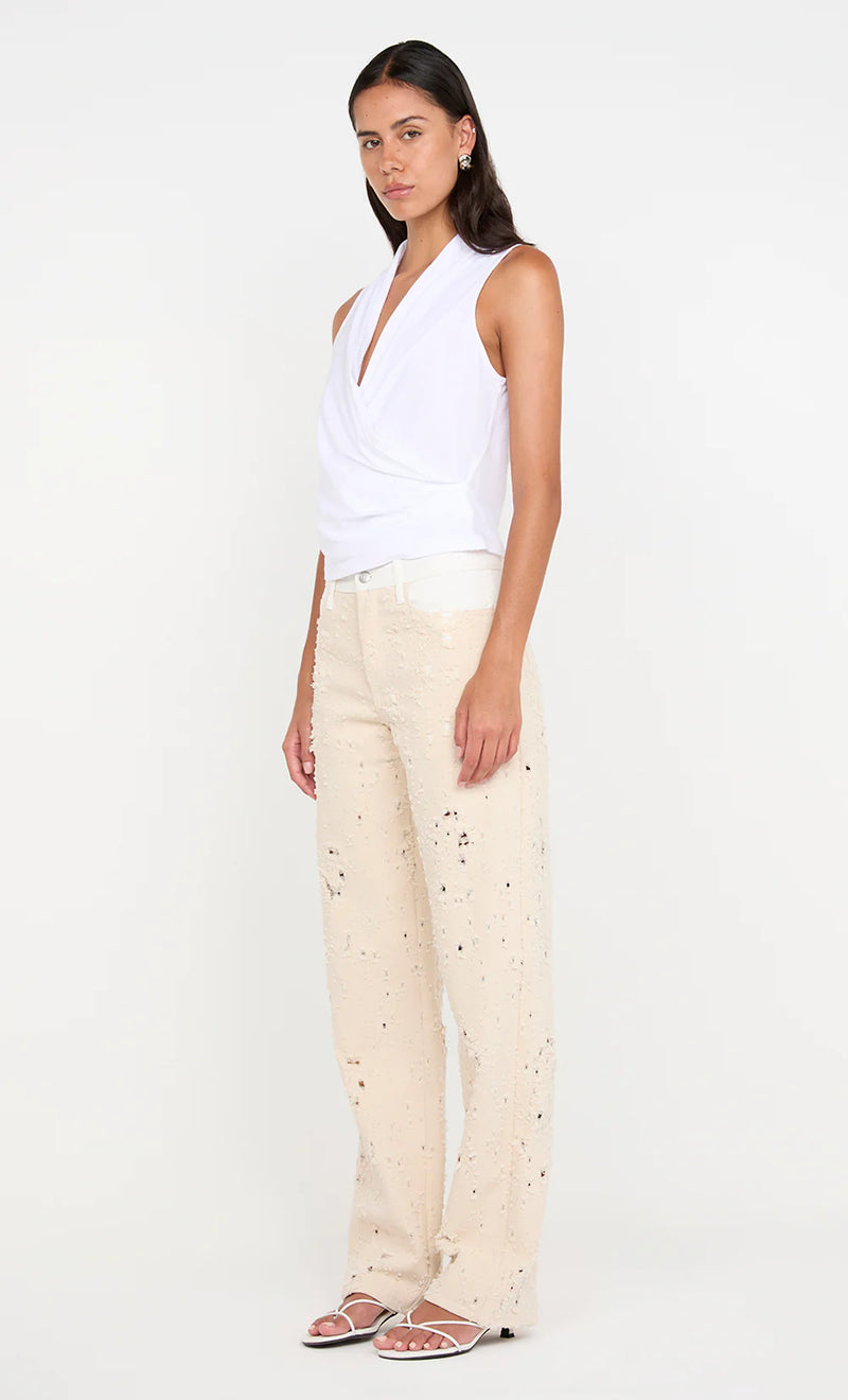 Simi Wrap Top - White