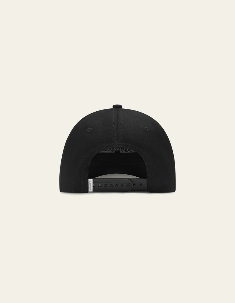 Brad Tonal Suede Baseball Cap - Black