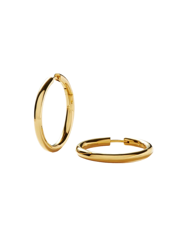 Classic Tunnel Medium Hoop Earrings