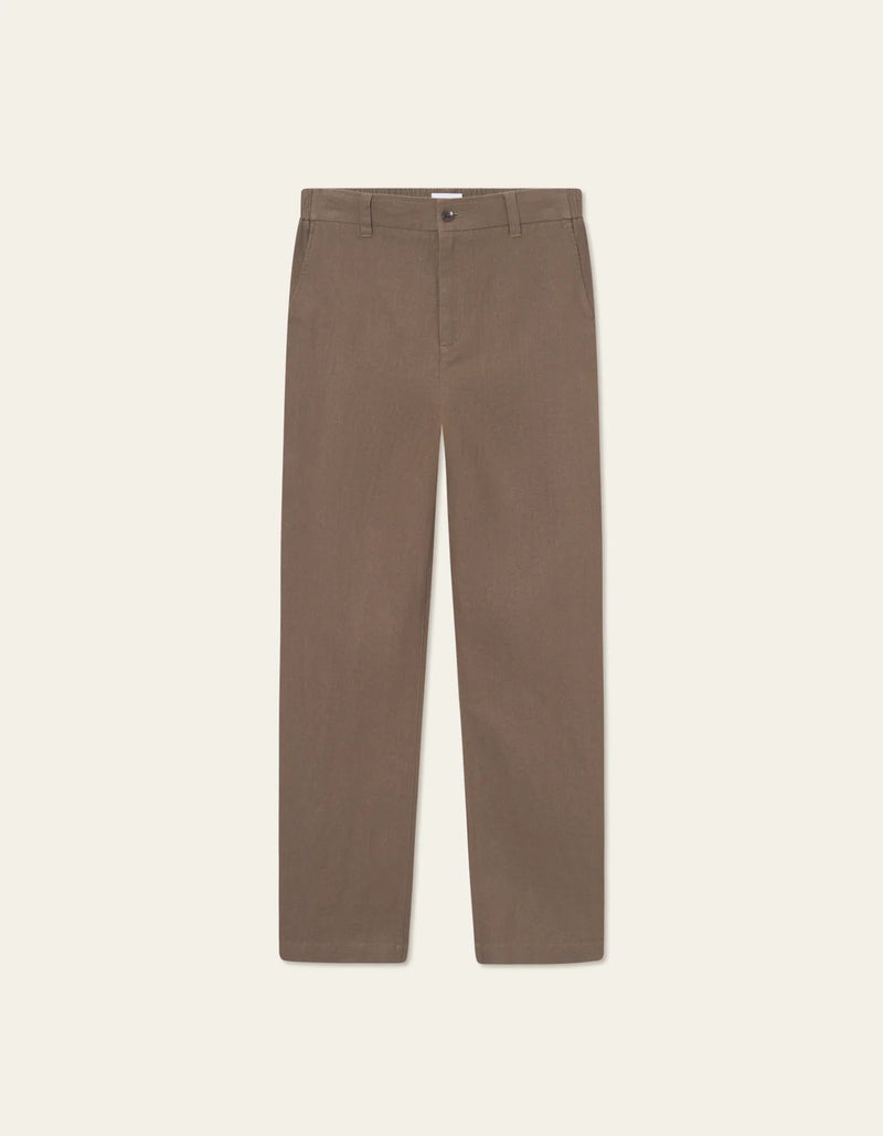 Pino Linen Pants - Cub Brown