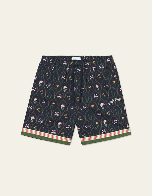 Stan Wild Flowers AOP Shorts - Dark Navy
