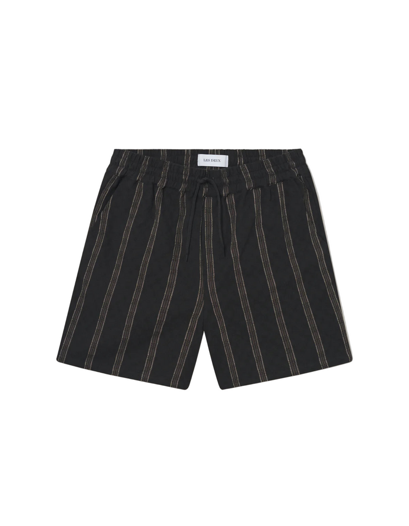 Harry Check Dobby Shorts - Black