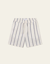 Harry Check Dobby Shorts - Light Ivory