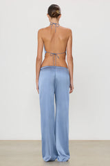 Brody Silk Pant - Slate - BLVD