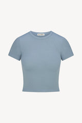 Short Sleeve Baby Tee - Slate (butter rib) - BLVD