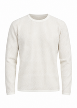Harvey Rib LS Crew - Chalk