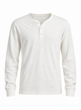 Classic Henley - White