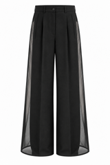 Distance Crag Organza Pants - Black
