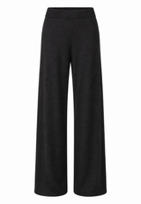 Clark Knit Mid Waist Pants - Dark Grey - BLVD
