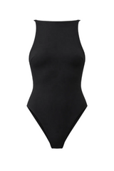 Square Neck One Piece - Black