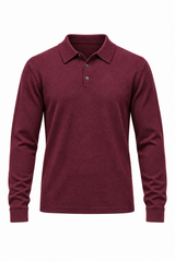 Reynolds Long Sleeve Polo - Fig - BLVD