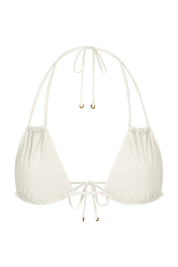 The Jane Double String Top - White