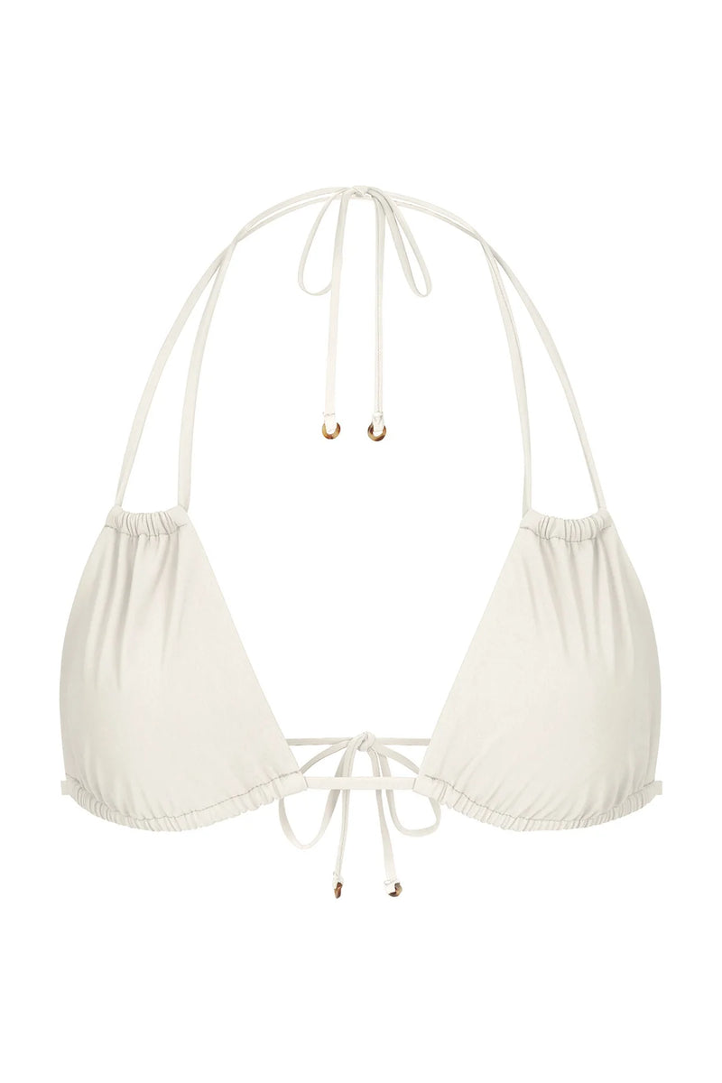 The Jane Double String Top - White