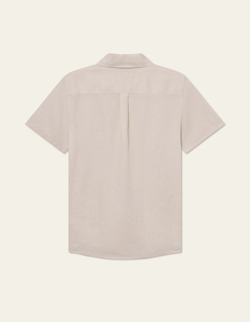 Konrad Linen SS Shirt - Ivory