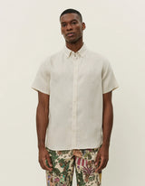 Konrad Linen SS Shirt - Ivory