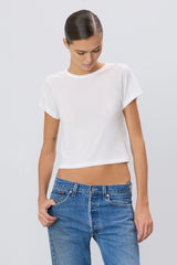 Short Sleeve Baby Tee - Ivory