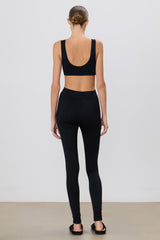 Modal High Rise Legging - Black