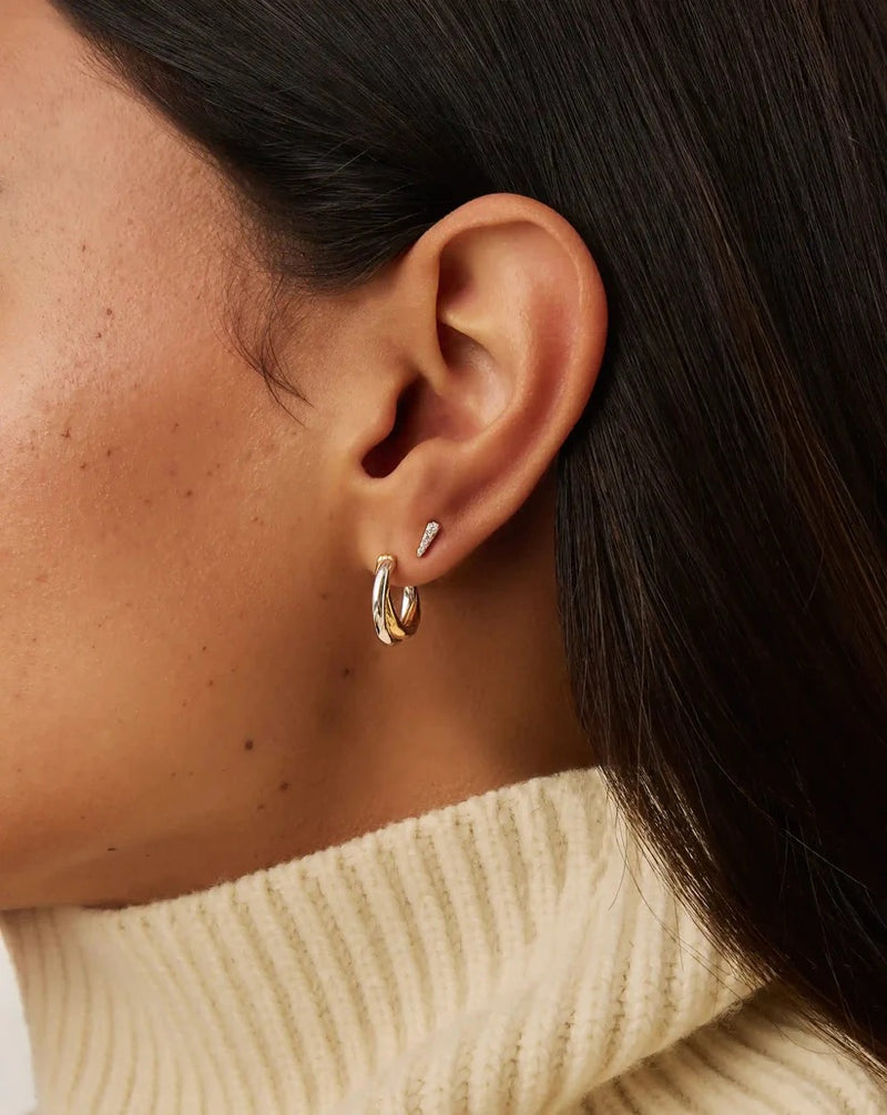 Lucy Williams Entwine Small Hoop Earrings