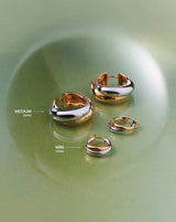 Lucy Williams Chunky Medium Entwine Hoop Earrings