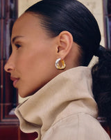 Lucy Williams Chunky Medium Entwine Hoop Earrings