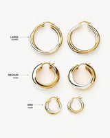 Lucy Williams Entwine Large Hoop Earrings