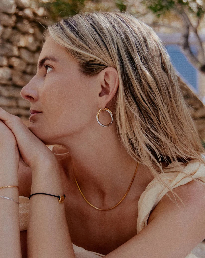 Lucy Williams Entwine Large Hoop Earrings