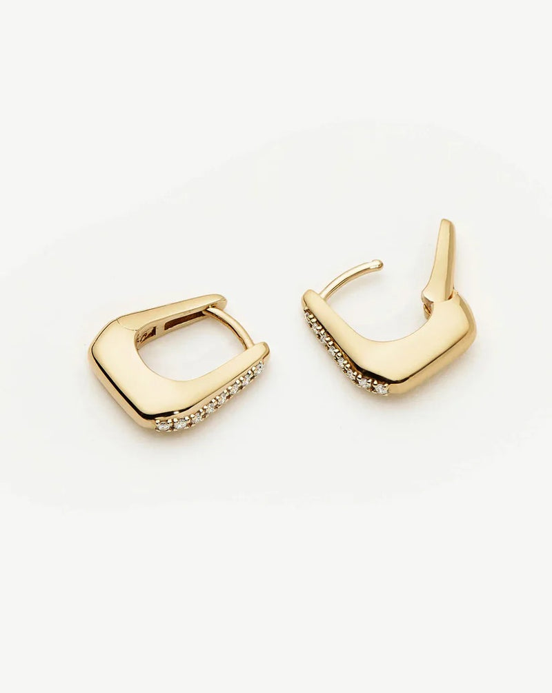 Lucy Williams Fine Diamond Arco Huggies