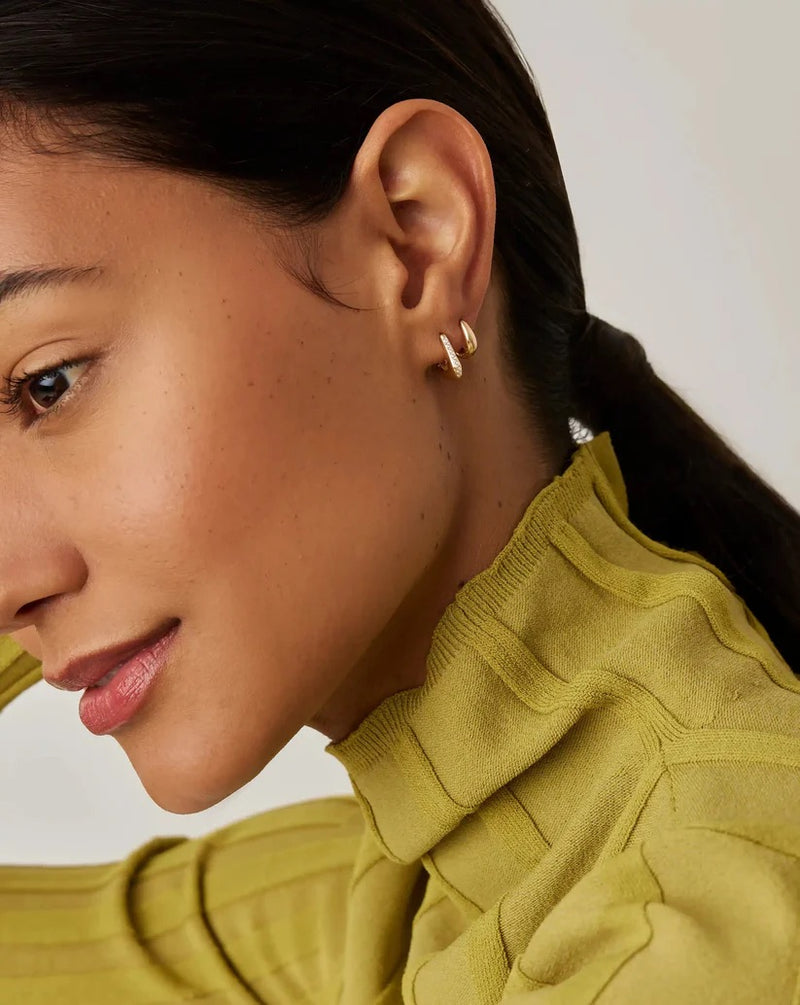 Lucy Williams Fine Diamond Arco Huggies