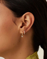 Lucy Williams Fine Diamond Drop Huggies