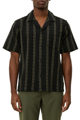 Lukas Check Dobby SS Shirt - Black