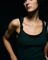 Double Layer Knot Tank - Black
