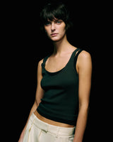 Double Layer Knot Tank - Black