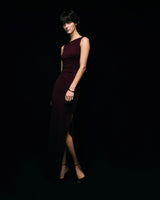 Magnolia Side Slit Gown - Port