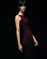 Magnolia Side Slit Gown - Port