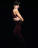 Magnolia Side Slit Gown - Port