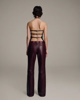 Ventura Leather Pant - Port