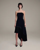 Nara Fringe Dress - Black