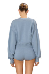 Mini Track Short - slate - BLVD