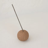 Grounded Incense Holder in Umber