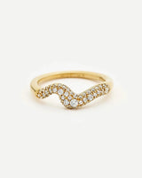 Molten Snow Stacking Ring