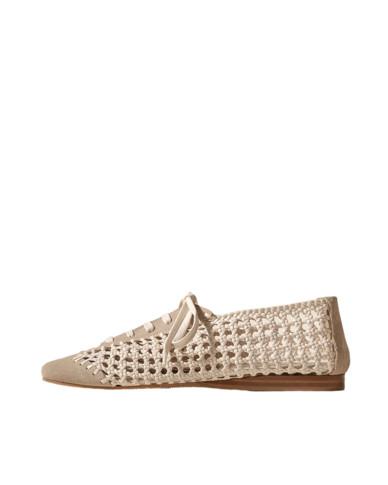 Portiu Lace-Up - Cream