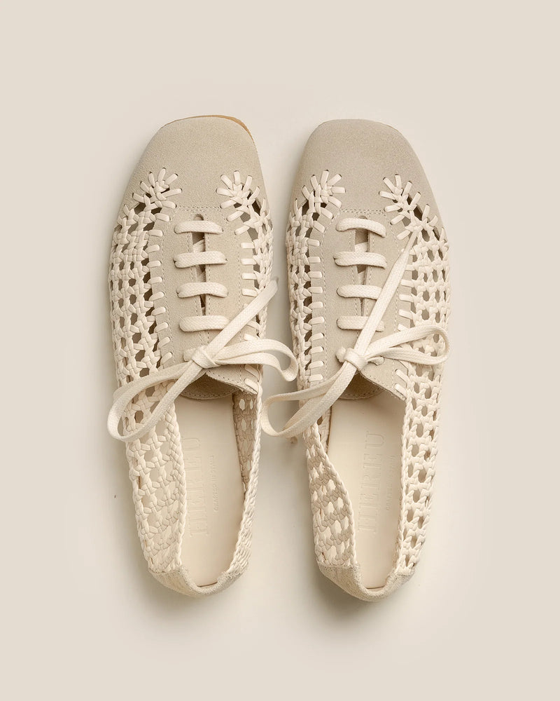 Portiu Lace-Up - Cream