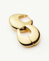 Sculptural Pebble Small Hoop Earrings