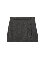 Como Mini Cable Skirt - Grey