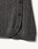 Como Mini Cable Skirt - Grey