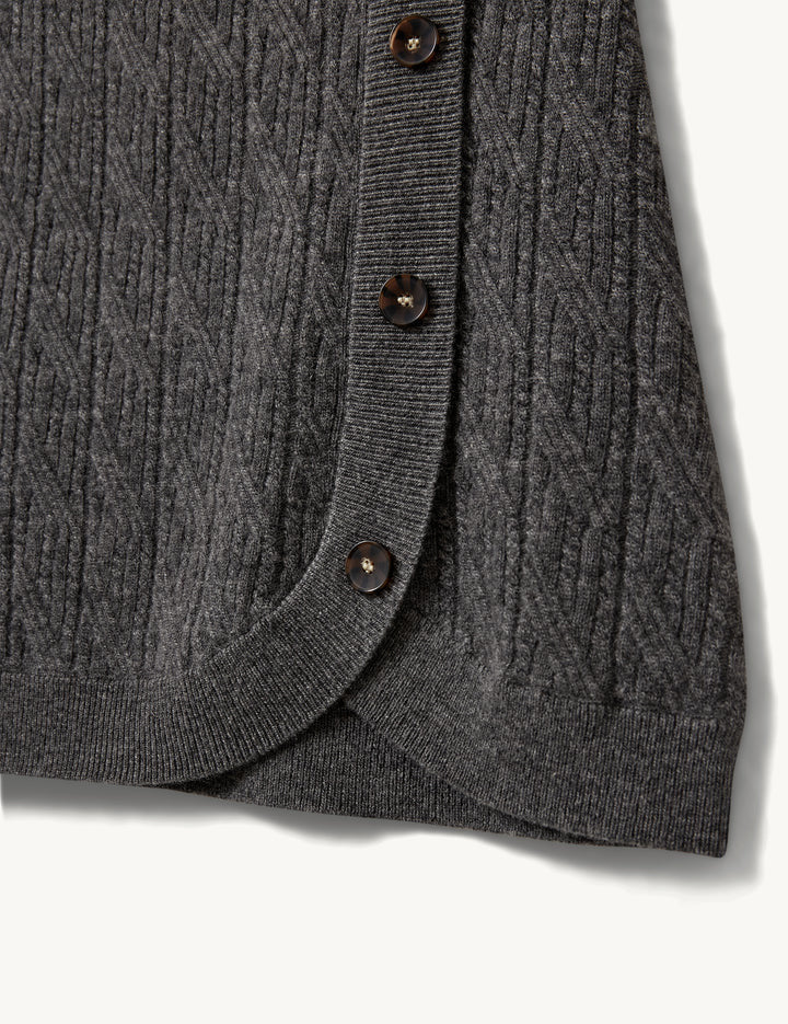 Como Mini Cable Skirt - Grey