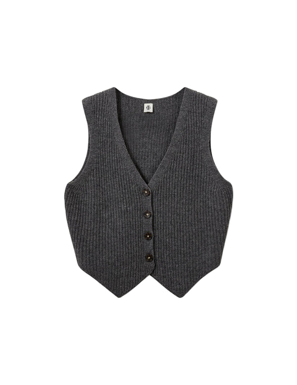 Como Rib Vest - Grey