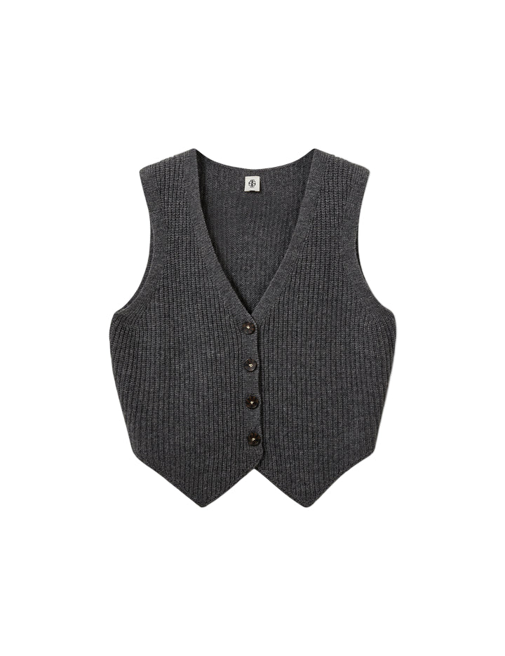 Como Rib Vest - Grey