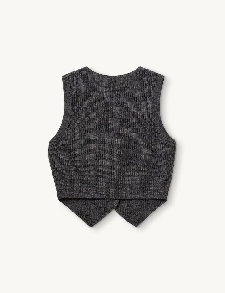 Como Rib Vest - Grey